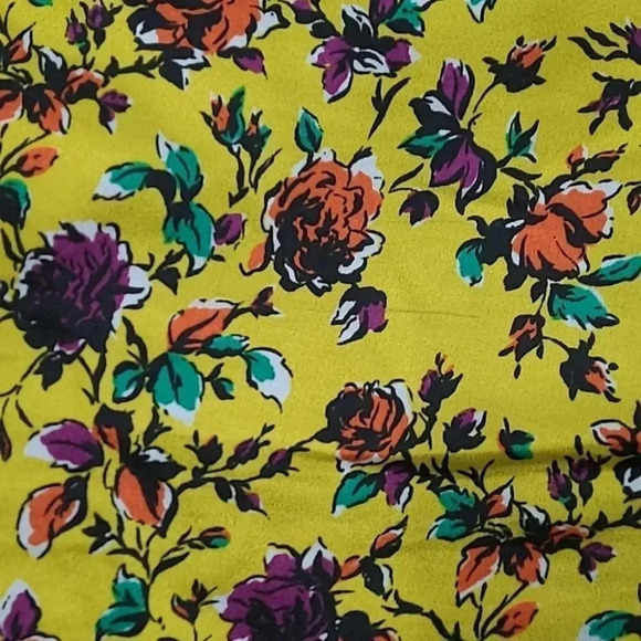 Zara Draped Floral Print Jeweled Mini Skirt - Picture 14 of 17